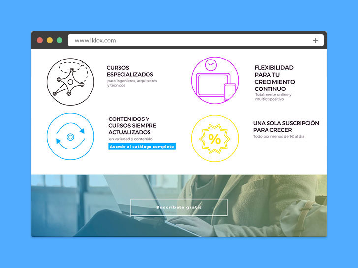 landing page