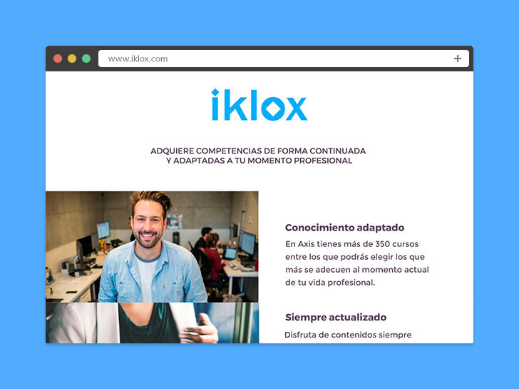 landing page