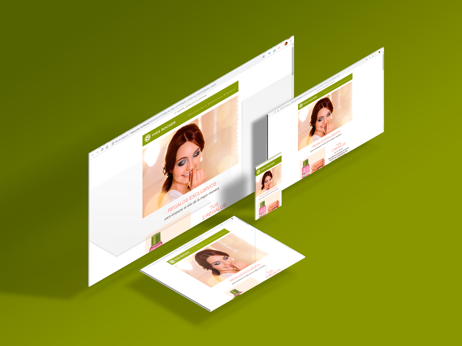 Newsletter responsive for Yves Rocher